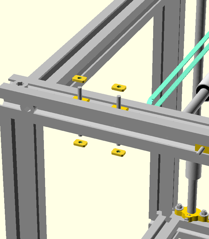 frame with x shafts