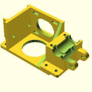 Extruder base