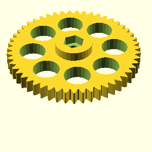 Extruder large gear