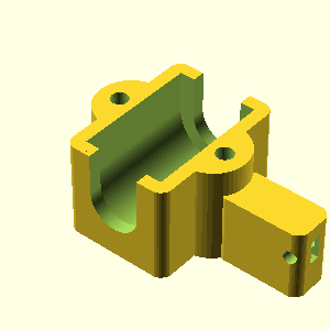 Linear bearing housing with screw hole XY